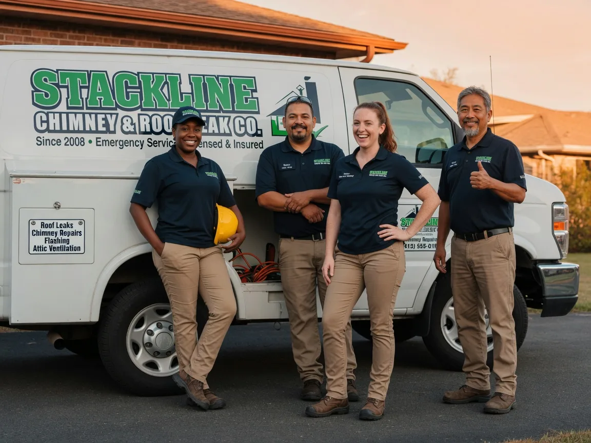 Chimney flashing repair company in Columbia, CA